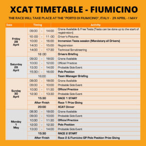 xcat timetable