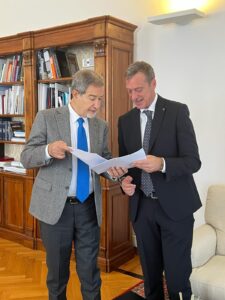 Presidente Acampora e il Ministro Musumeci