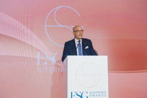 Mr Emanuele Grimaldi at the ESG Shipping Awards (2)-min