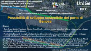 Possibilità di sviluppo sostenibile del porto di Genova