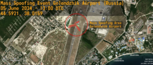 Spoofing all'aeroporto di Gelendzhik