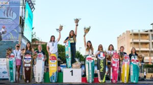 Women's Youth Europeans podium