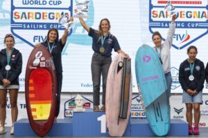 premiazione finale alla WingFoil Racing World Cup di Cagliari.