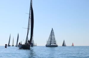 Campionato Invernale in acqua ad Ostia.